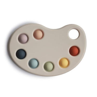 Mushie Paint Palette Press Toy, Multi